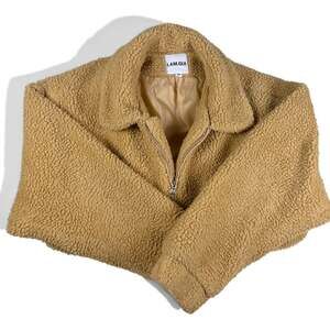 I.AM.GIA Pixie Teddy Sherpa Jacket Caramel Oversized M